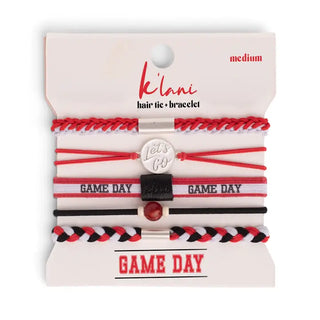Game Day-Red Hair Tie Bracelets
