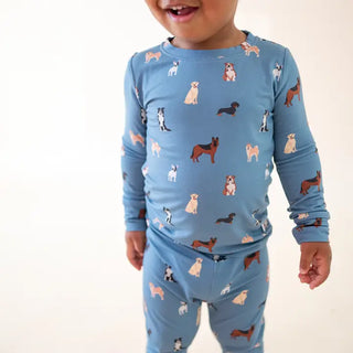 Bamboo 2-Piece Set | Blue Dog