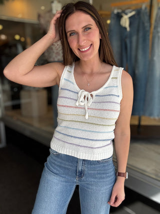 Rainbow Stripe Tank