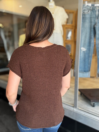 Coffee Bean Sweater Top