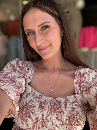 Karen Rosy Coral Dress