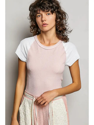 Sunset Vintage Tee-Rose