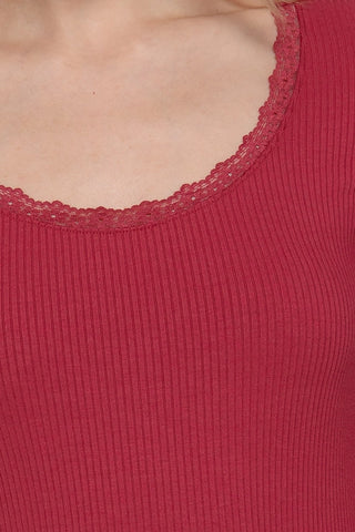 Classic Wine Lace Trim