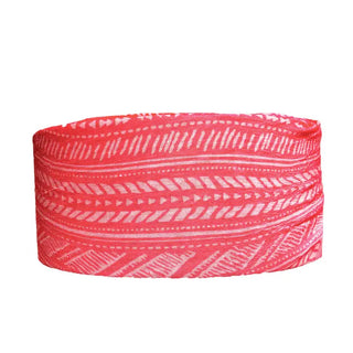 Tube Turban-Coral Aztec