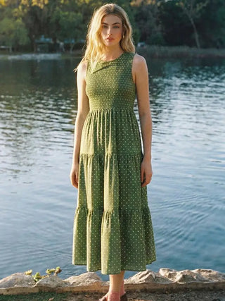 All For You Green Polka Dots