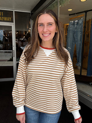 Latte Lines Sweatshirt