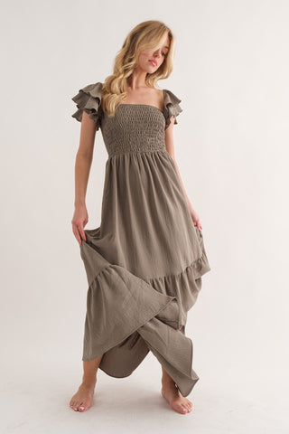 Whirl You Away Olive Dress