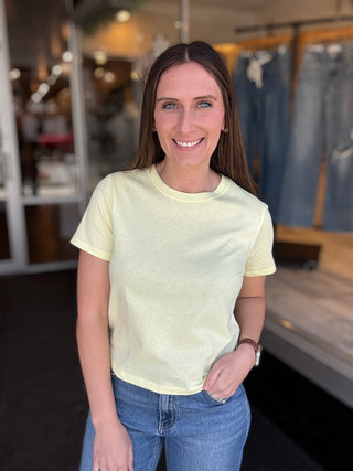 Pale Yellow Tee