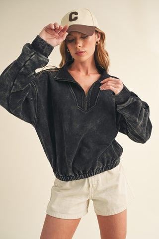 Jamila Half Zip Pullover