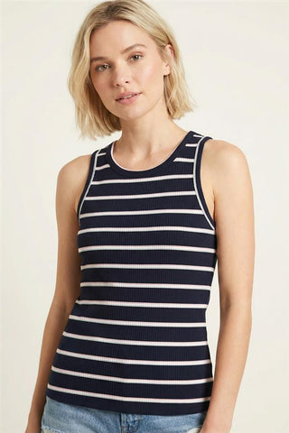 Angie Navy Stripes