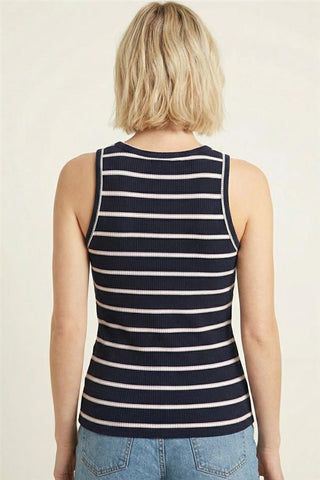 Angie Navy Stripes