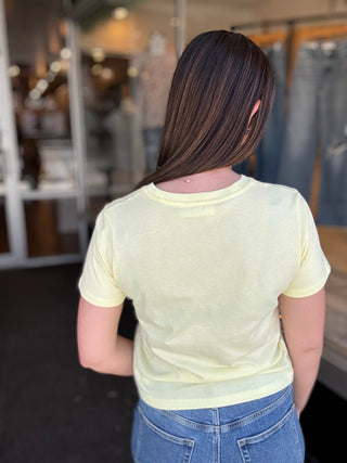 Pale Yellow Tee