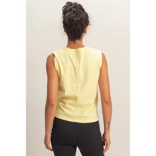 Casual Cute Butter Tank