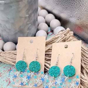 Starfish Stacked Circle Earrings