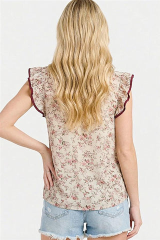 Gail Floral Ruffle