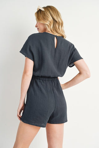 Wrap Waist Romper