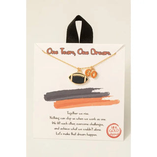 Go Football Pendant Orange