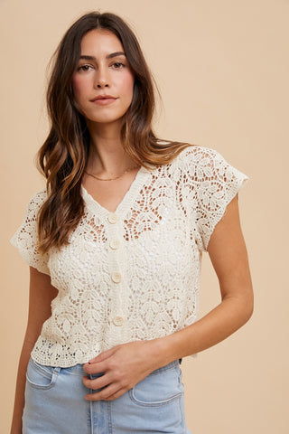 Bella Crochet Blouse