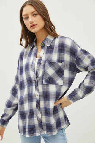 Tatum Blue Flannel