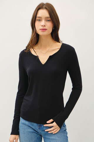 Avery Black Long Sleeve