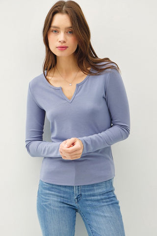 Avery Blue Long Sleeve