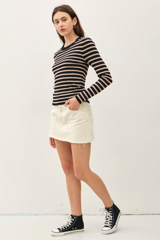 Alana Striped Sweater