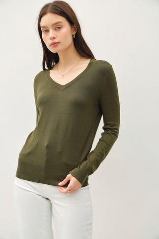 Veronica Classic Forest Sweater