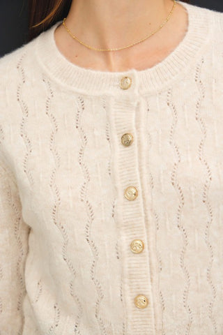 Calli Cream Cardigan