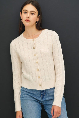 Calli Cream Cardigan