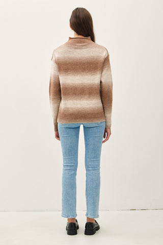 Mocha Cream Gradient Sweater