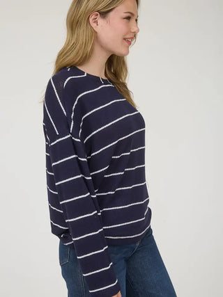 Carissa Blue Stripes