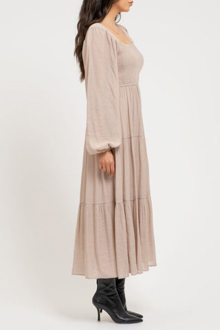 Show Your Style Taupe Dress