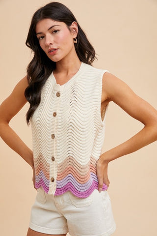 Joslyn Wave Vest Top