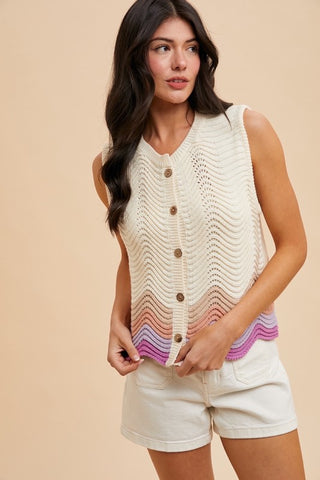 Joslyn Wave Vest Top