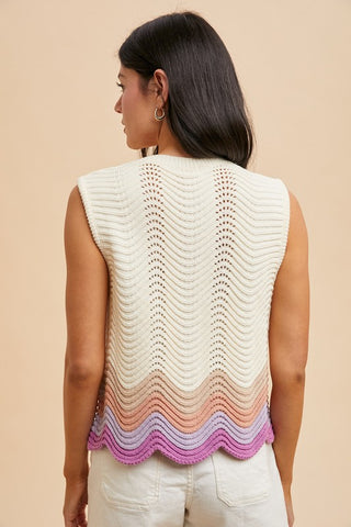 Joslyn Wave Vest Top