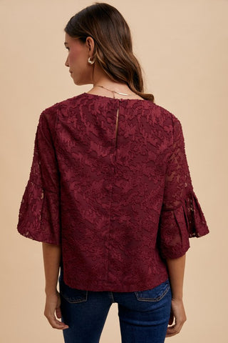 Alex Burgundy Lace