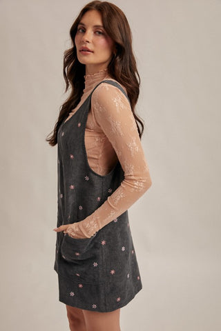 Teal Floral Love Dress