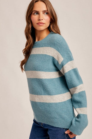 Blue Teal Comfort Sweater