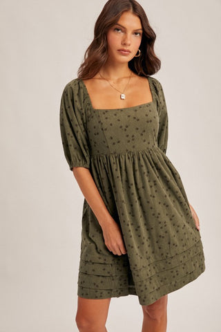 Made For You Olive Dress