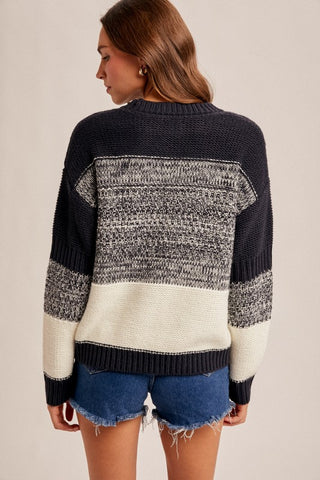 Heather Navy Sweater