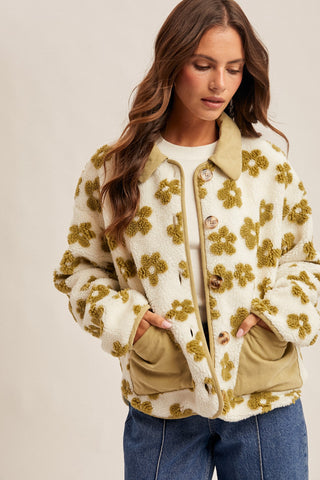 Pistachio Teddy Jacket