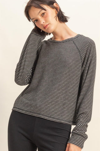 Most Days Striped Black