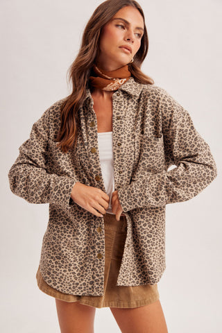 Wild Oat Leopard Shacket