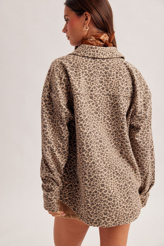 Wild Oat Leopard Shacket