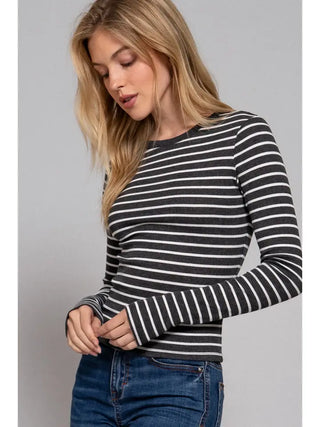Everyday Charcoal Stripes