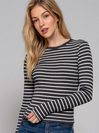 Everyday Charcoal Stripes