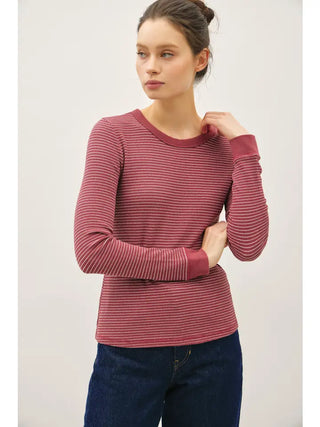 Stitched Burgundy Top