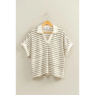 Coastal Chic Black Stripes