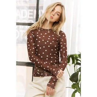 Sweet Brown Polka Dots