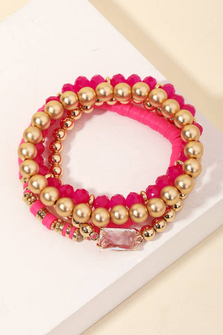 Assorted Ball Beaded Stackable